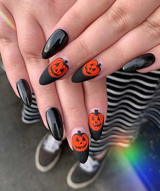 Pumpkin Nails