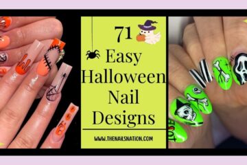 71 Easy Halloween Nail Designs
