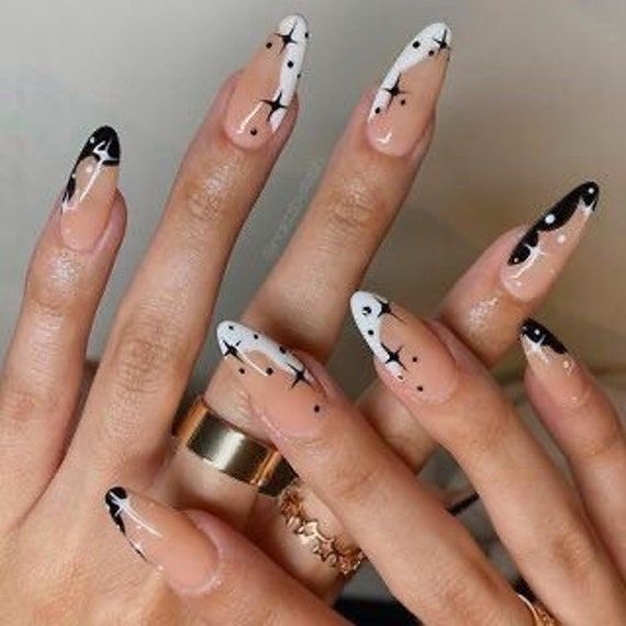 Halloween French Tip Nail Designs