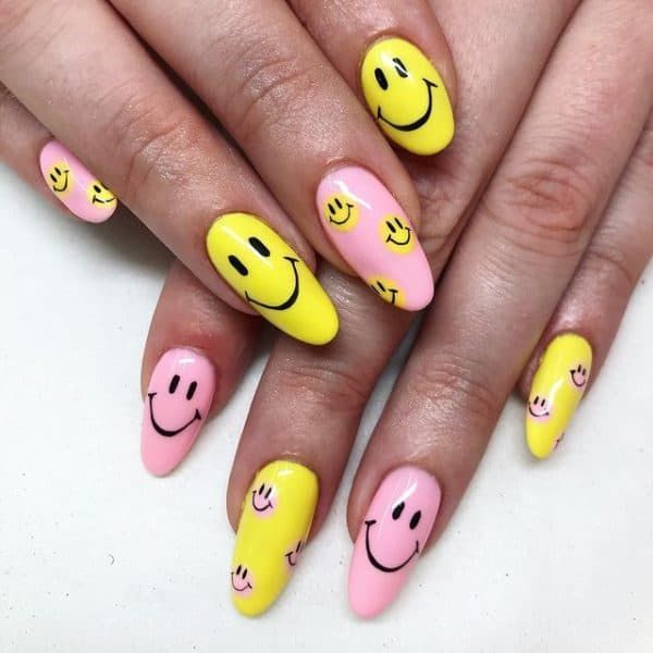 20 unique almond shaped nails designs and Ideas