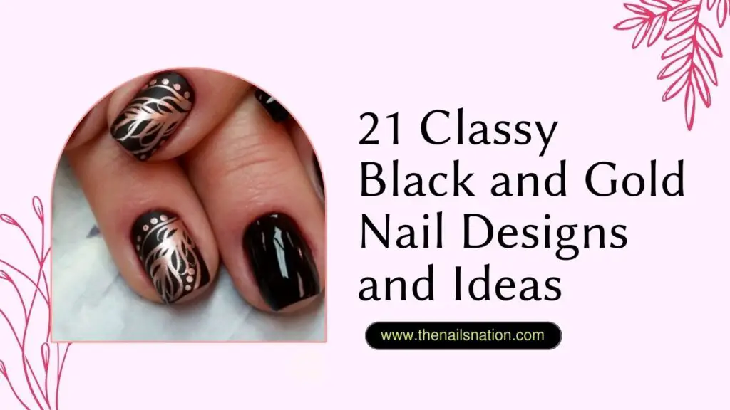 Stylish Nail Art Designs That Pretty From Every Angle : Black, gold and  white nails