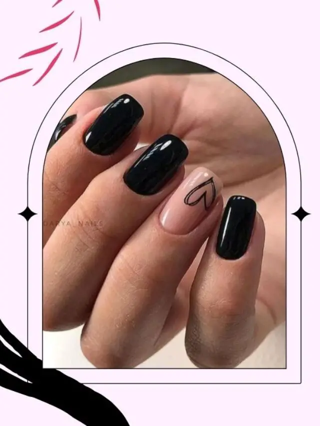Top 10 Black Valentine Nails for a Bold Look