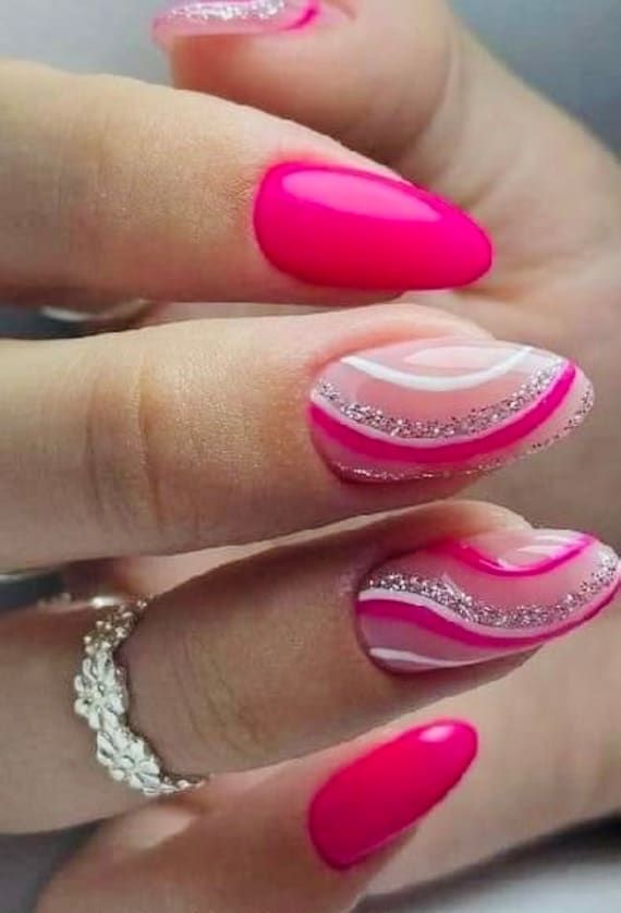 Diamonds and Pink Nails