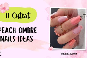 11 Cutest Peach Ombre Nails Ideas