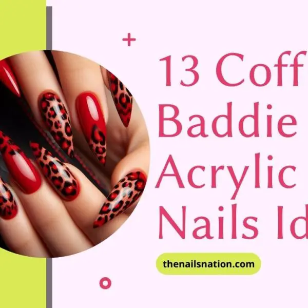 13 Coffin Baddie Red Acrylic Nails Ideas