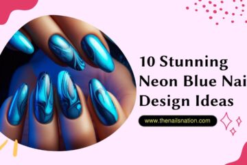 10 Stunning Neon Blue Nails Design Ideas