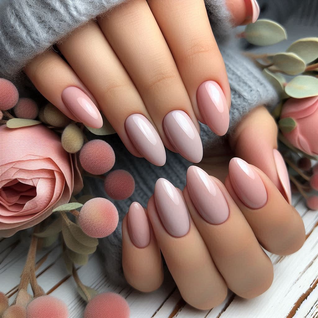 Natural Oval Nails