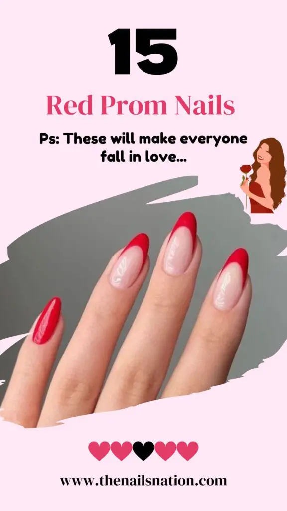 Bold & Beautiful Red Prom Nails That Stun