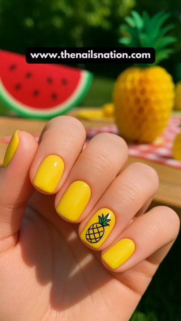 Cute Tropical Nail Designs