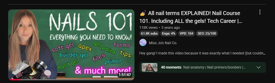 Free Nail Tech course 101