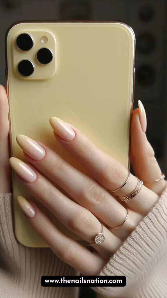 Pastel Yellow Nail Ideas