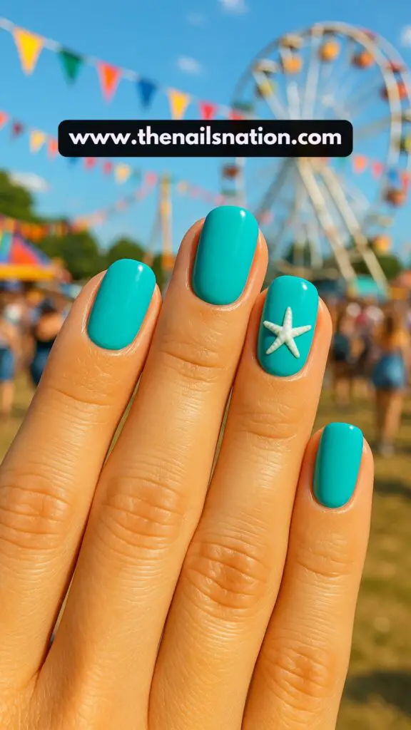 Tropical Gel Nail Designs