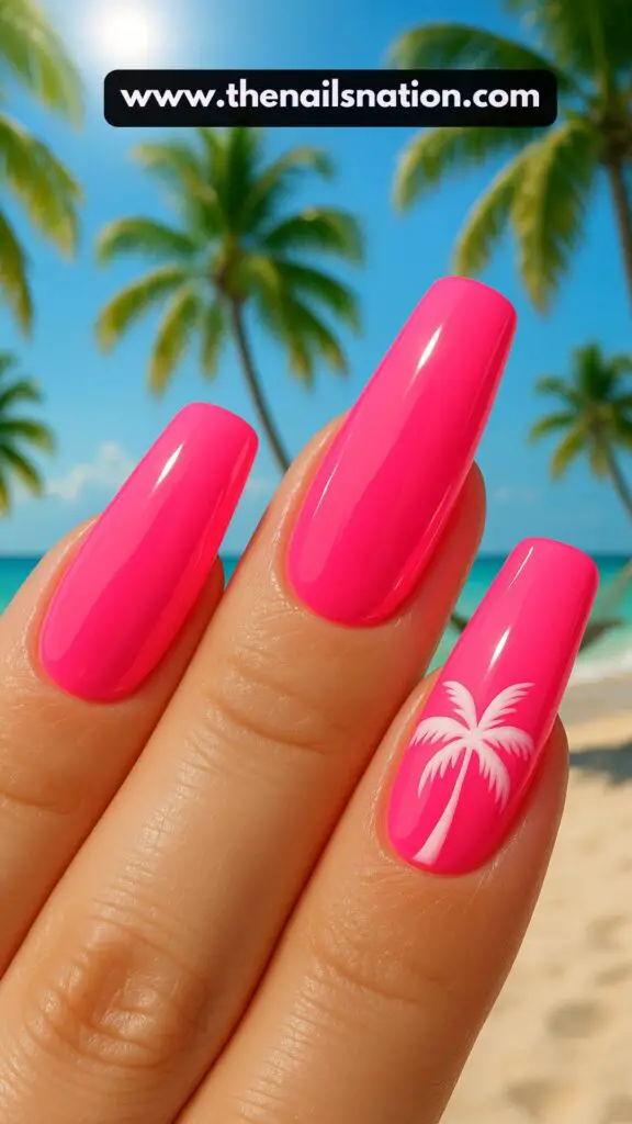 Bright Summer Acrylic Nails