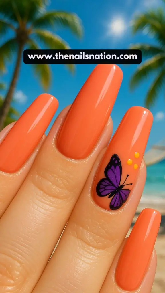 Butterfly Nails Acrylic
