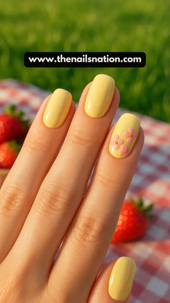 Cute Bright Summer Nails