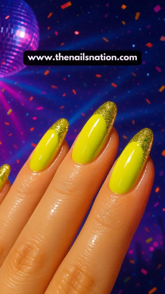 Glitter Summer Nails