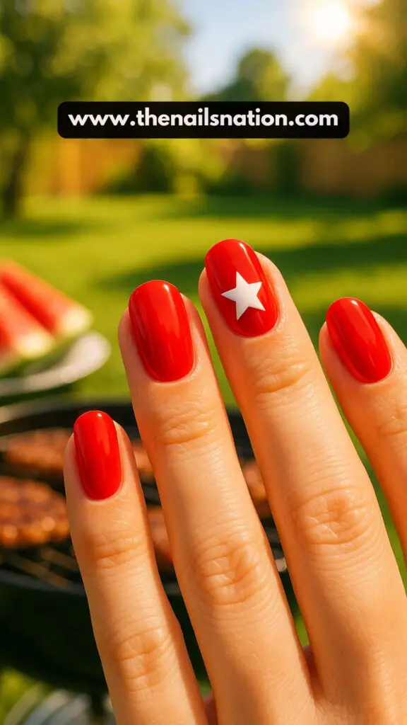 Red Summer Nails