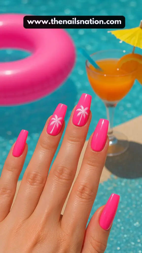 Summer Acrylic Nails