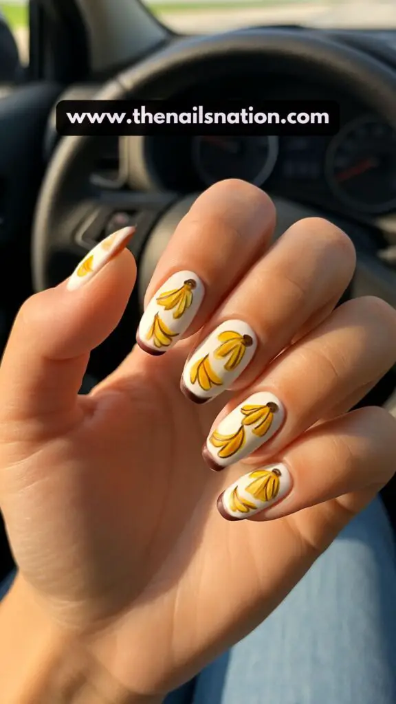 Banana Bunch Bliss Nails