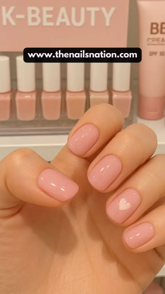 Korean Minimalist Nail Art