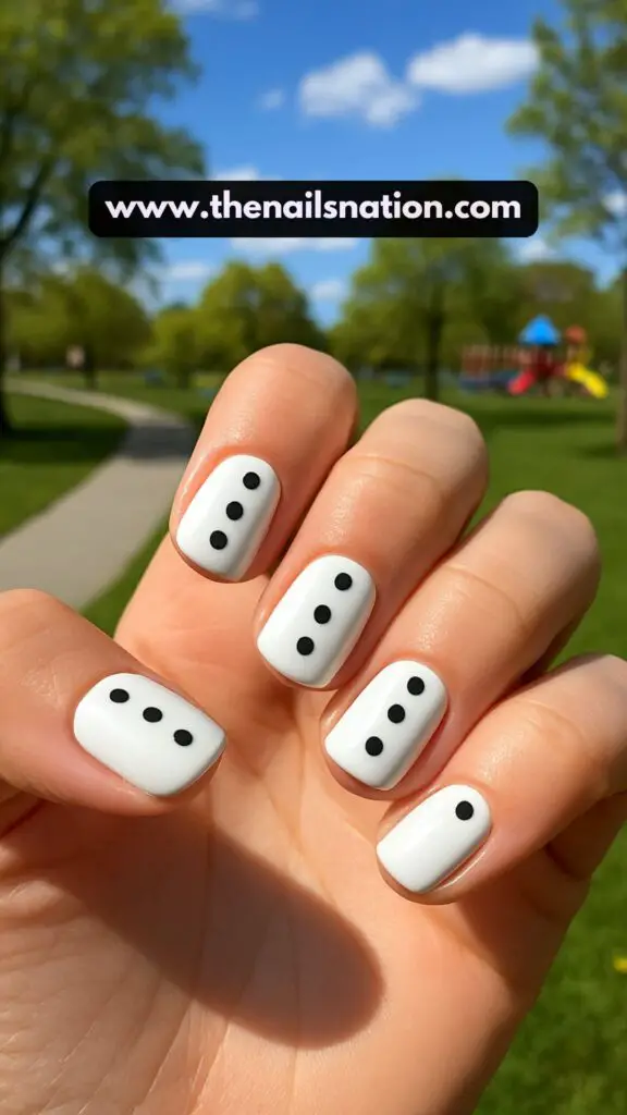 Minimalist Dot Nail Art