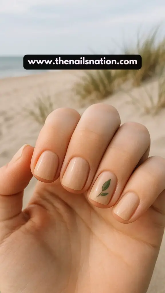 Short Earthy Nails