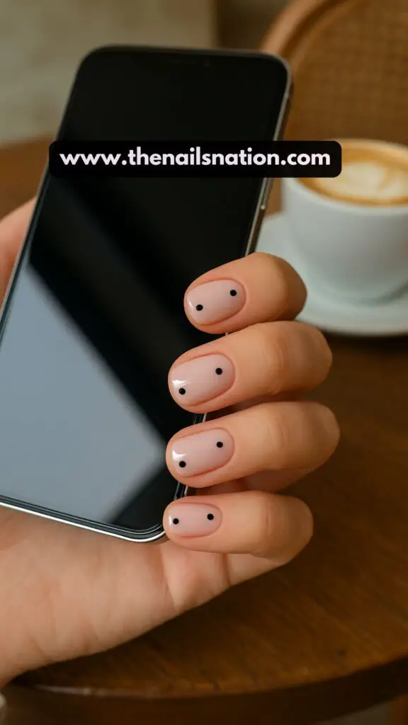 Short Minimalist Nail Art