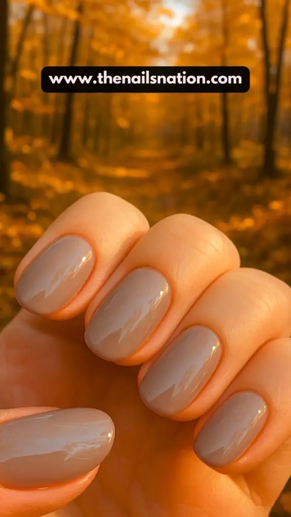 Simple Earthy Nails