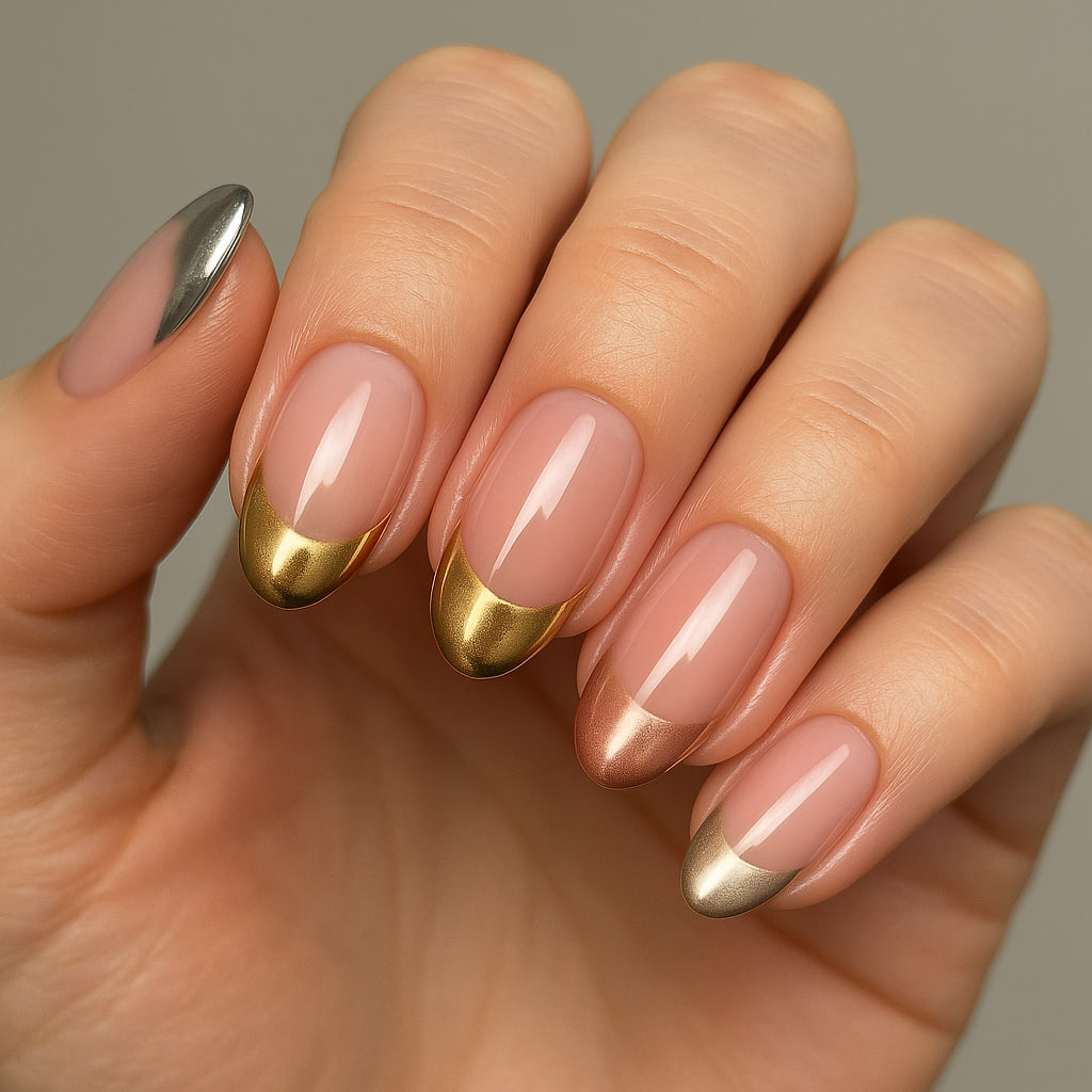french manicure nails