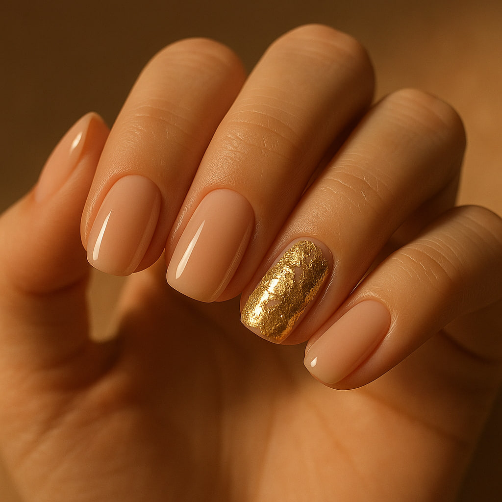 gold lead nails
