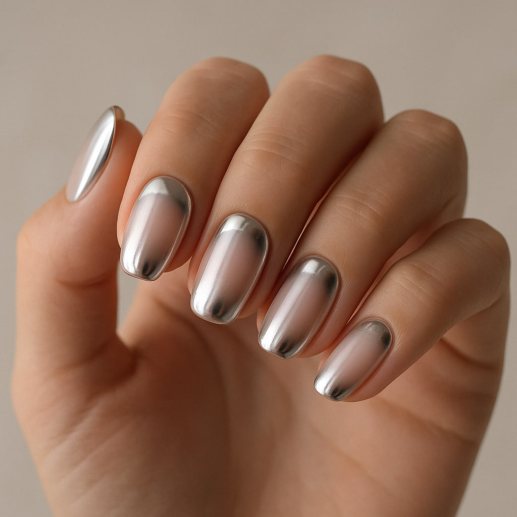 chrome nail designs
