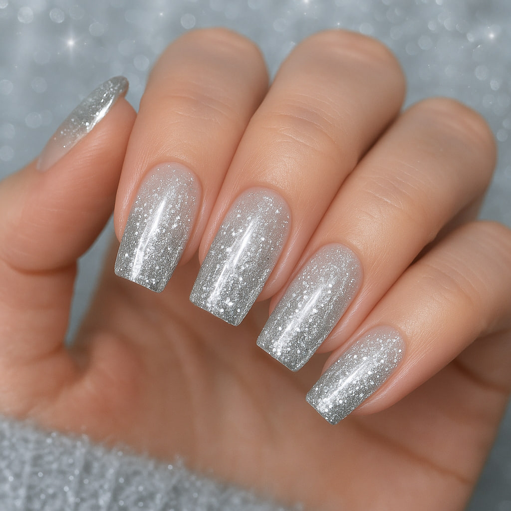 silver glitter