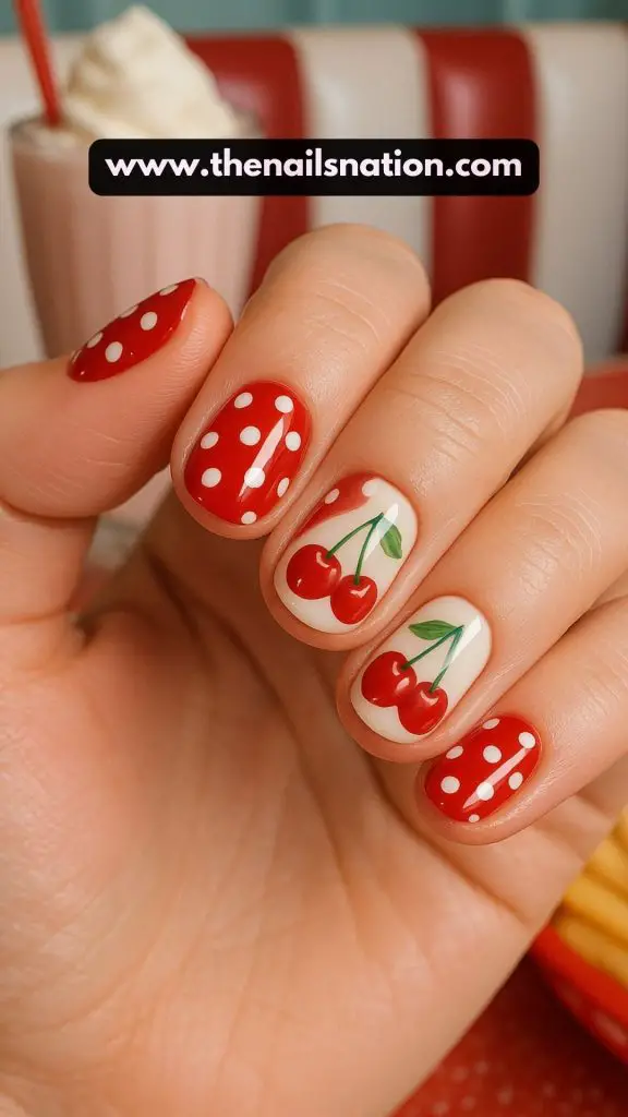 Cherry Polka Dot Moment