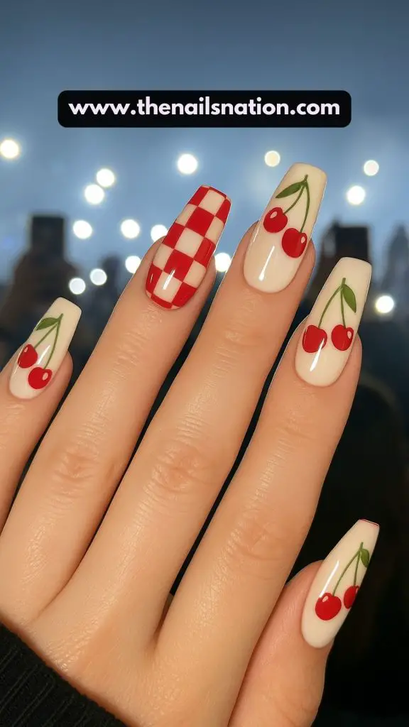 Cherry Checkerboard