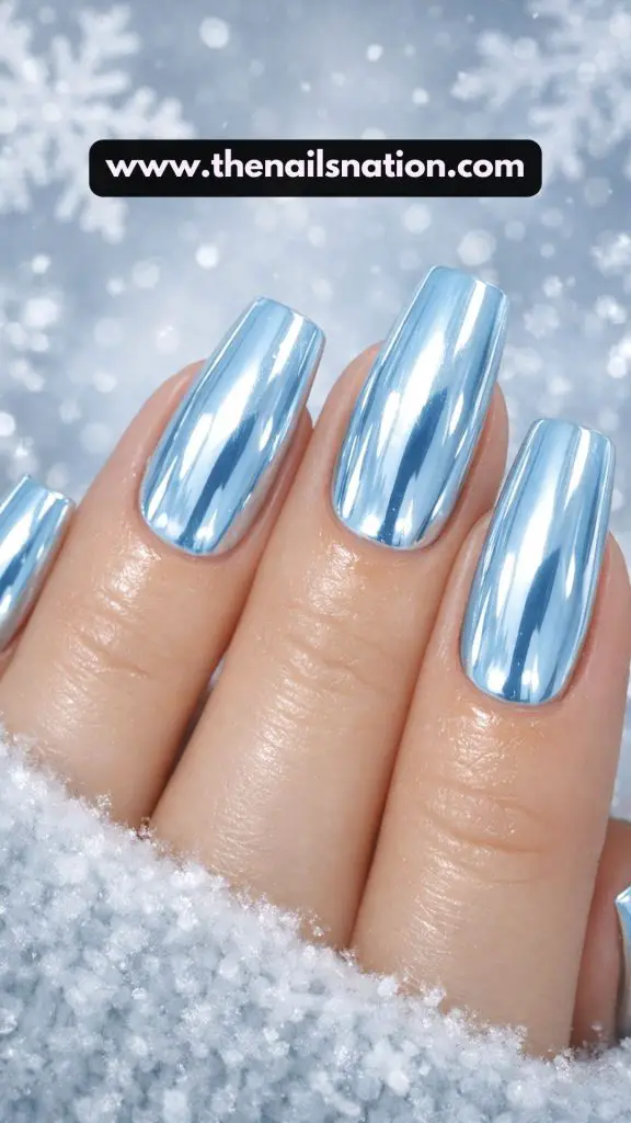 Pure Icy Blue Chrome