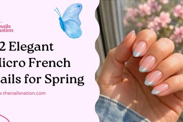 22 Elegant Micro French Nails for Spring