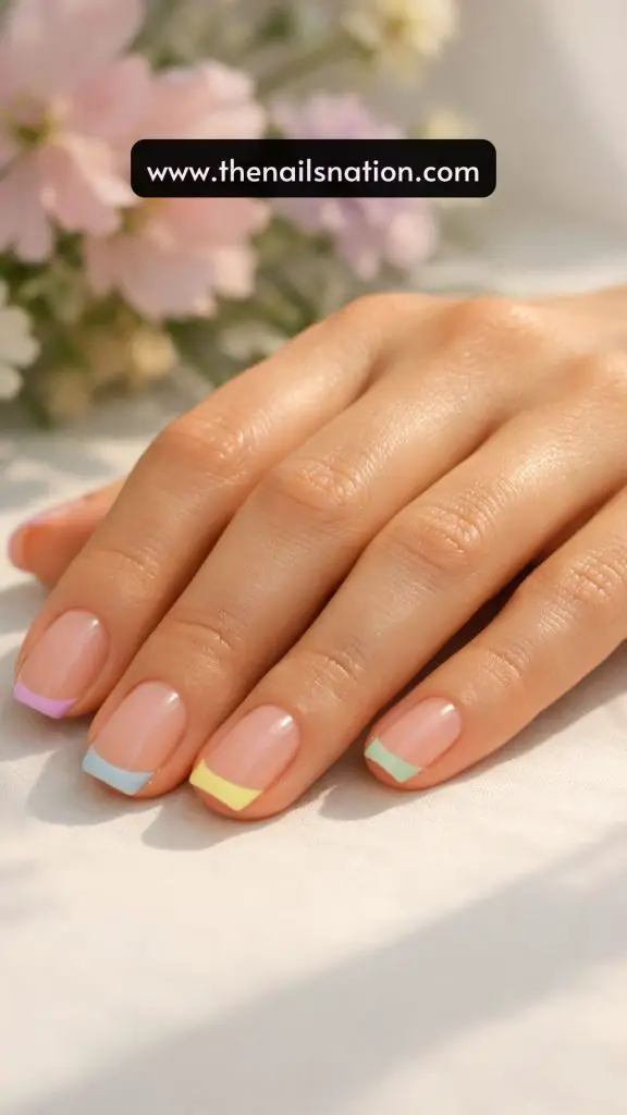 Spring French Tip Nail Ideas