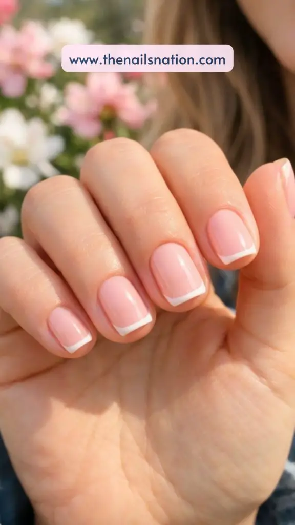 False Nails Pink Spring for Quick Glam